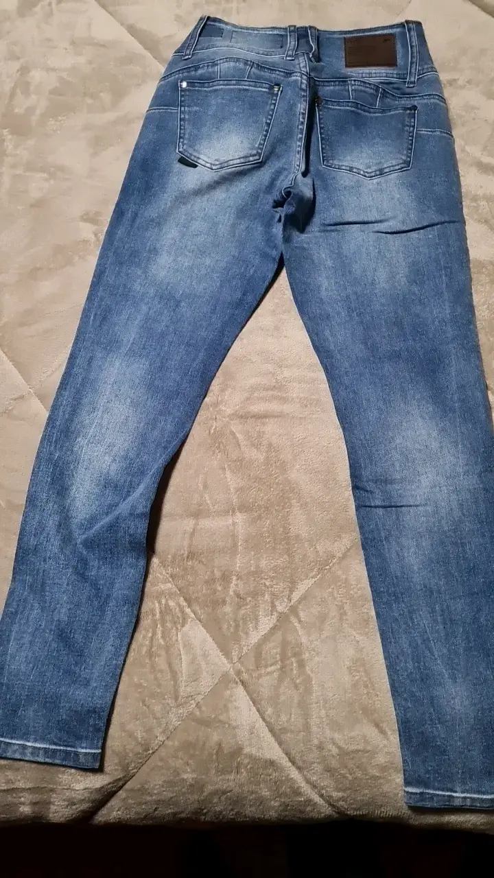 Jeans Ellus ajustados azul para mujer - 2