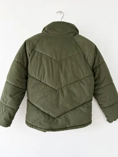 Chaqueta Puffa verde para niño Aussie - miniatura 3