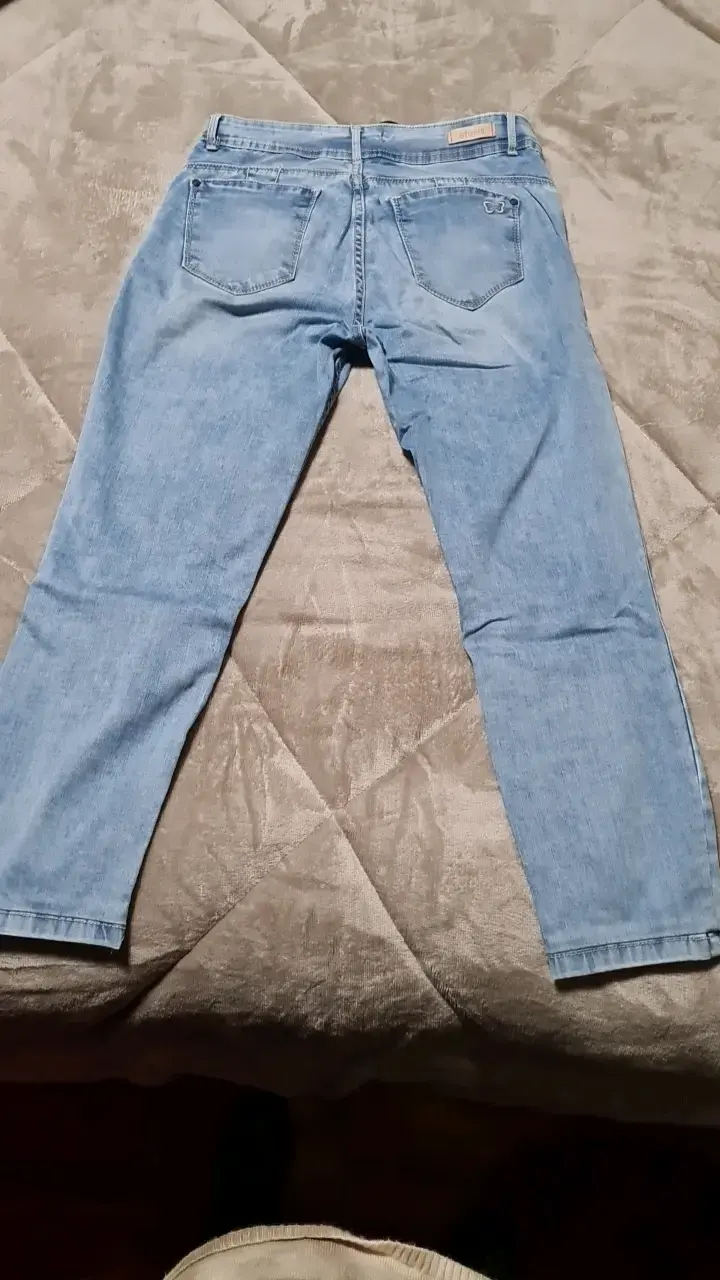 Jeans de mezclilla Efesis azul claro para mujer - 2