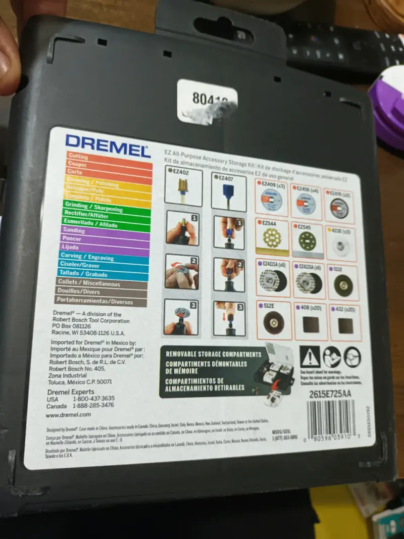 Kit de Accesorios Dremel EZ725 para Herramientas Rotativas - 2