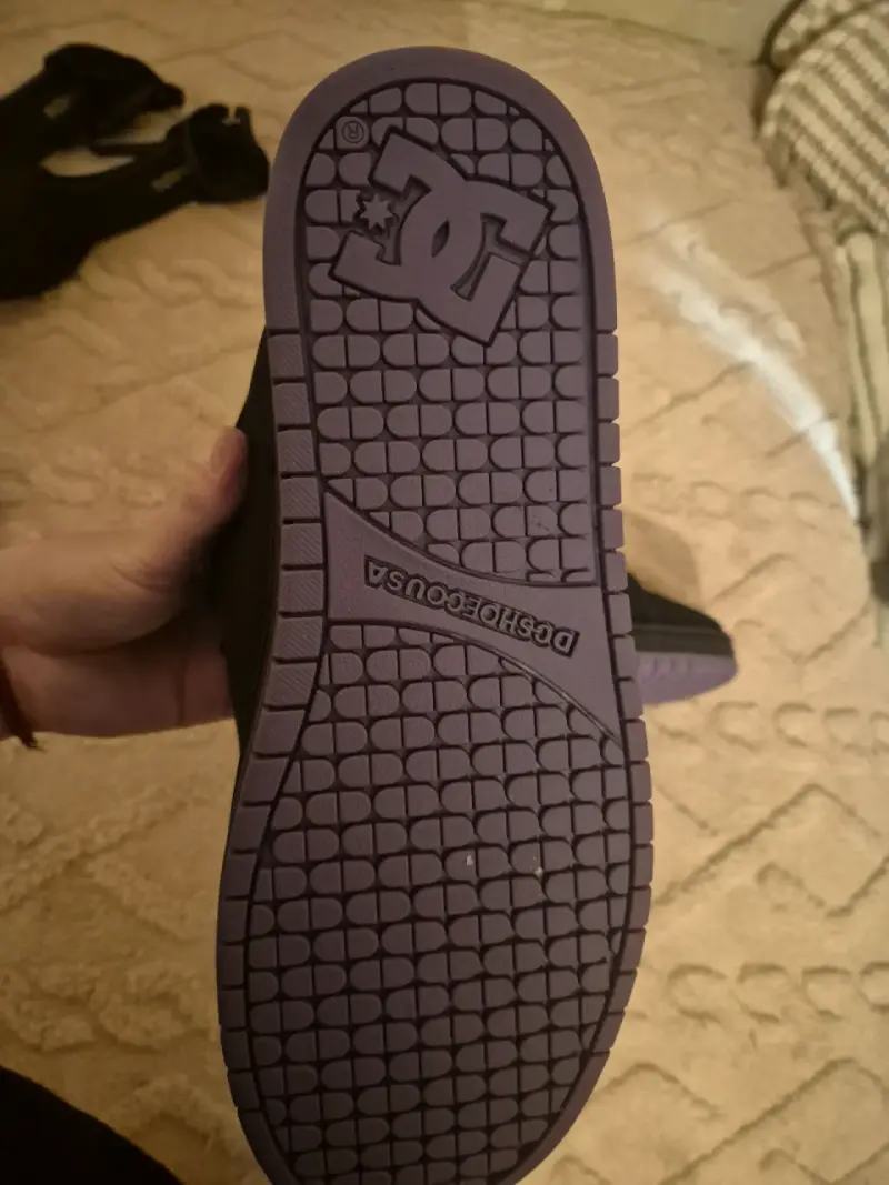 Zapatillas DC Shoes Black Sabbath negras y moradas - 5