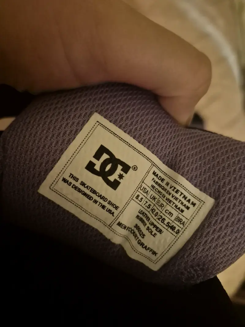 Zapatillas DC Shoes Black Sabbath negras y moradas - 6