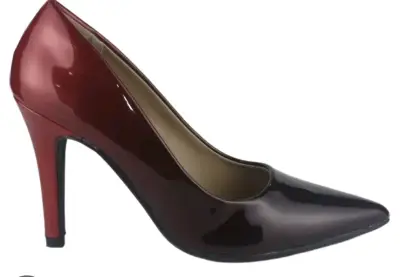 Zapatos de tacón alto bicolor charol - miniatura 1