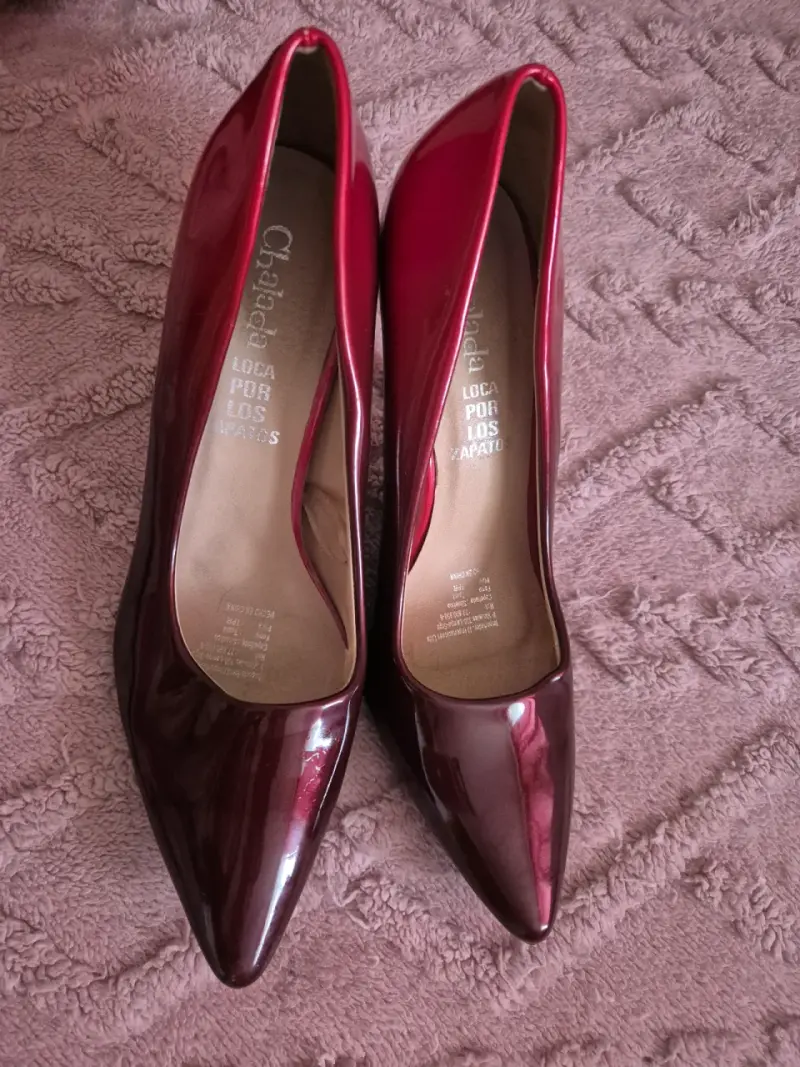 Zapatos de tacón alto bicolor charol - 3