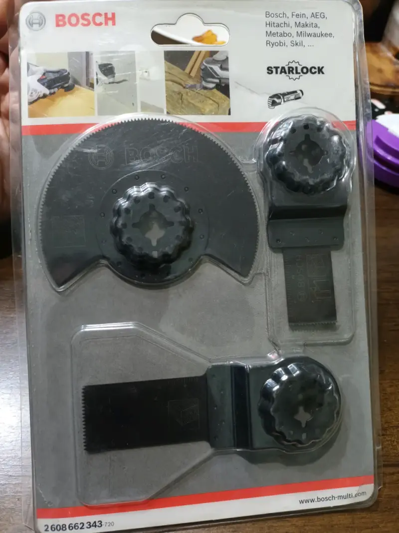 Set de Accesorios Bosch Starlock para Herramientas Oscilantes