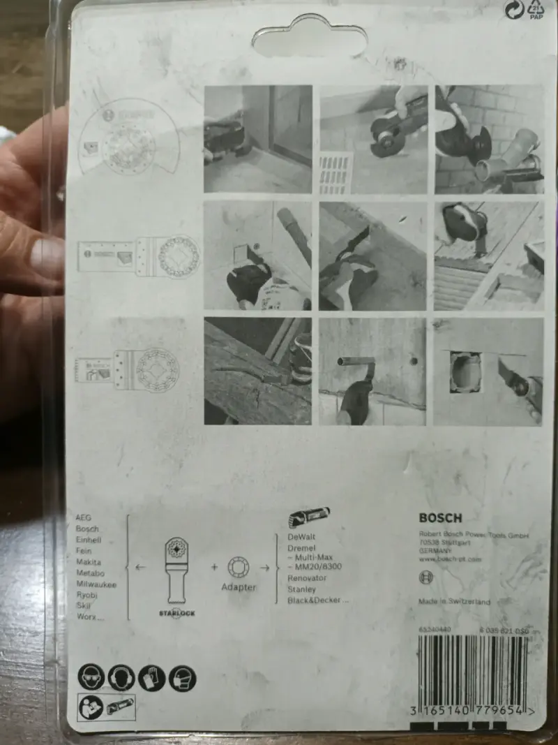 Set de Accesorios Bosch Starlock para Herramientas Oscilantes - 2