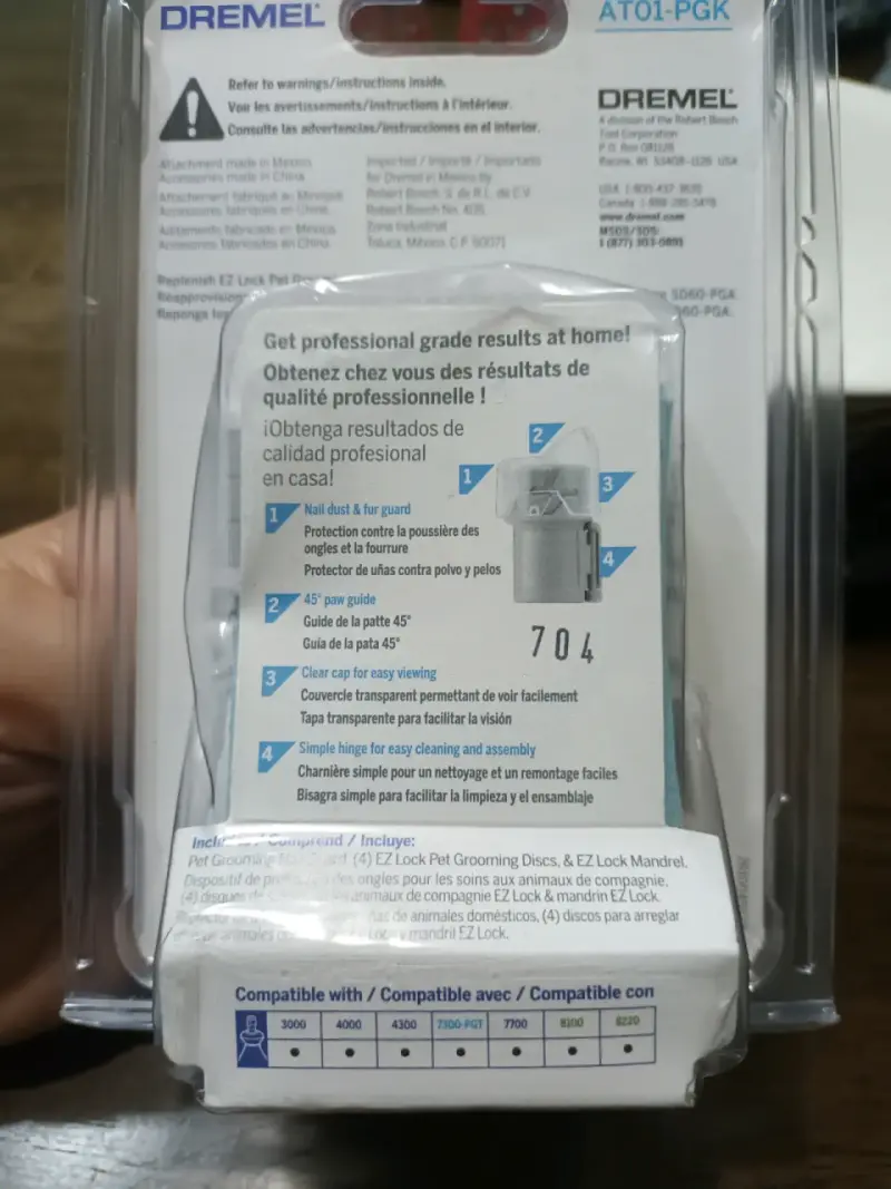 Aditamento para arreglo Uñas para Mascotas Dremel - 2