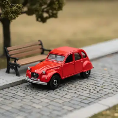 Auto de juguete Matchbox Citroën 2CV 1970 - miniatura 2