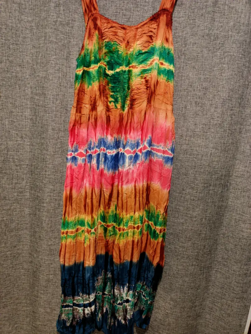 Vestido largo tie-dye multicolor Premier House - 1