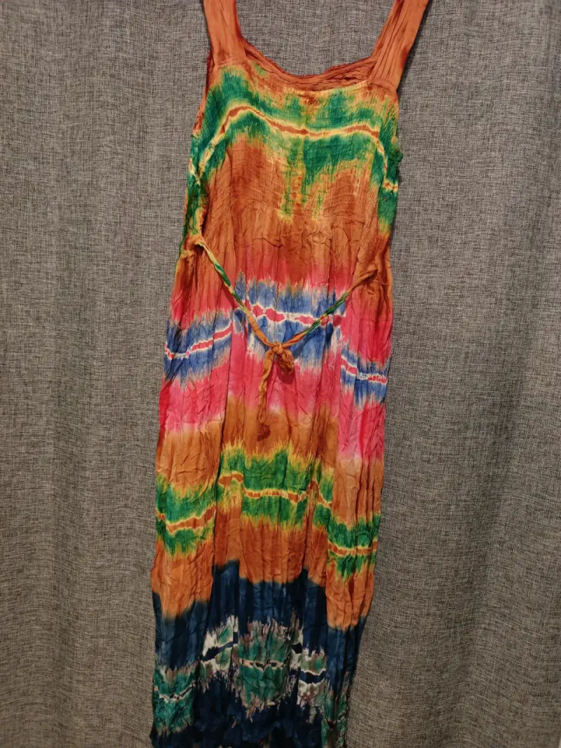 Vestido largo tie-dye multicolor Premier House - 2