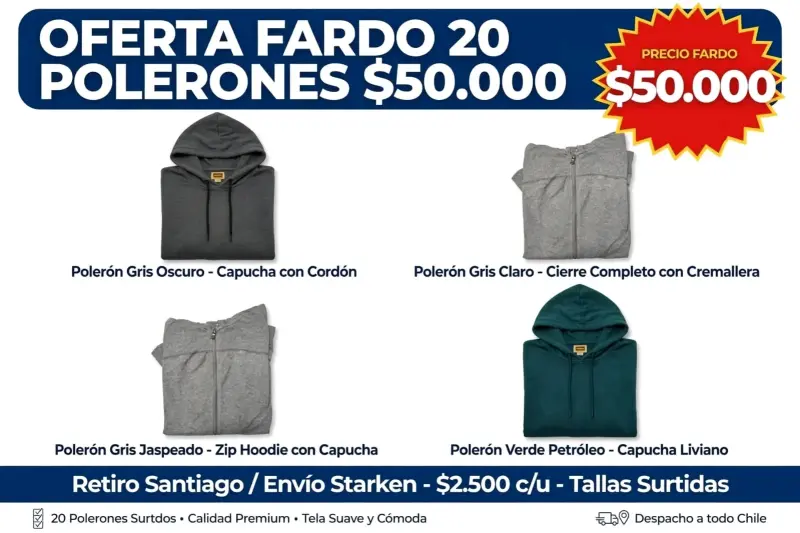 Polerones Americanos por mayor. - 3
