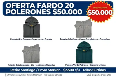 Polerones Americanos por mayor. - miniatura 3