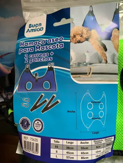 Hamaca de aseo para mascotas Buen Amigo - miniatura 1