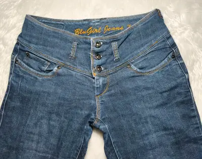 Jeans BluGirl tiro bajo talla 36-38 - miniatura 3