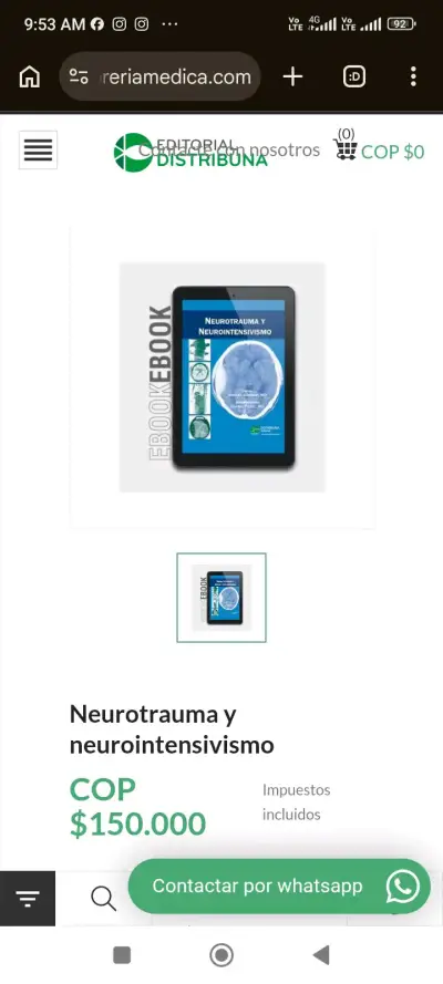 Libro Neurotrauma y Neurointensivismo Distribuna - miniatura 6