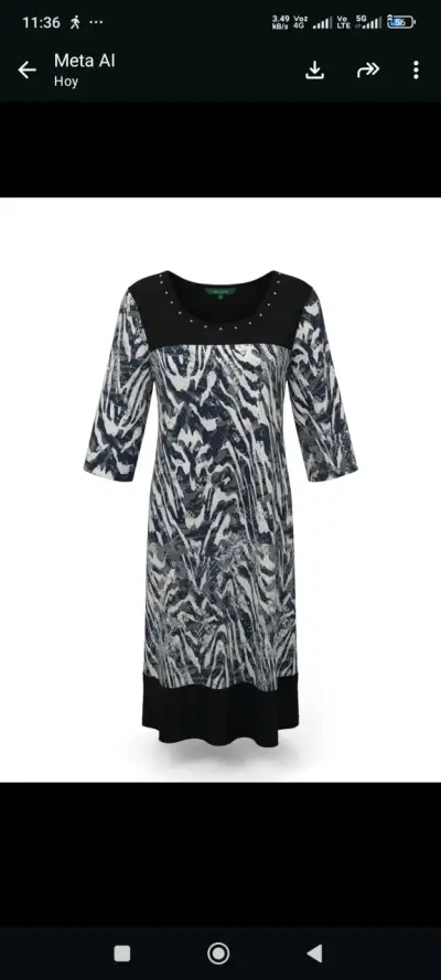 Vestido estampado animal print Ma Griffe - miniatura 1