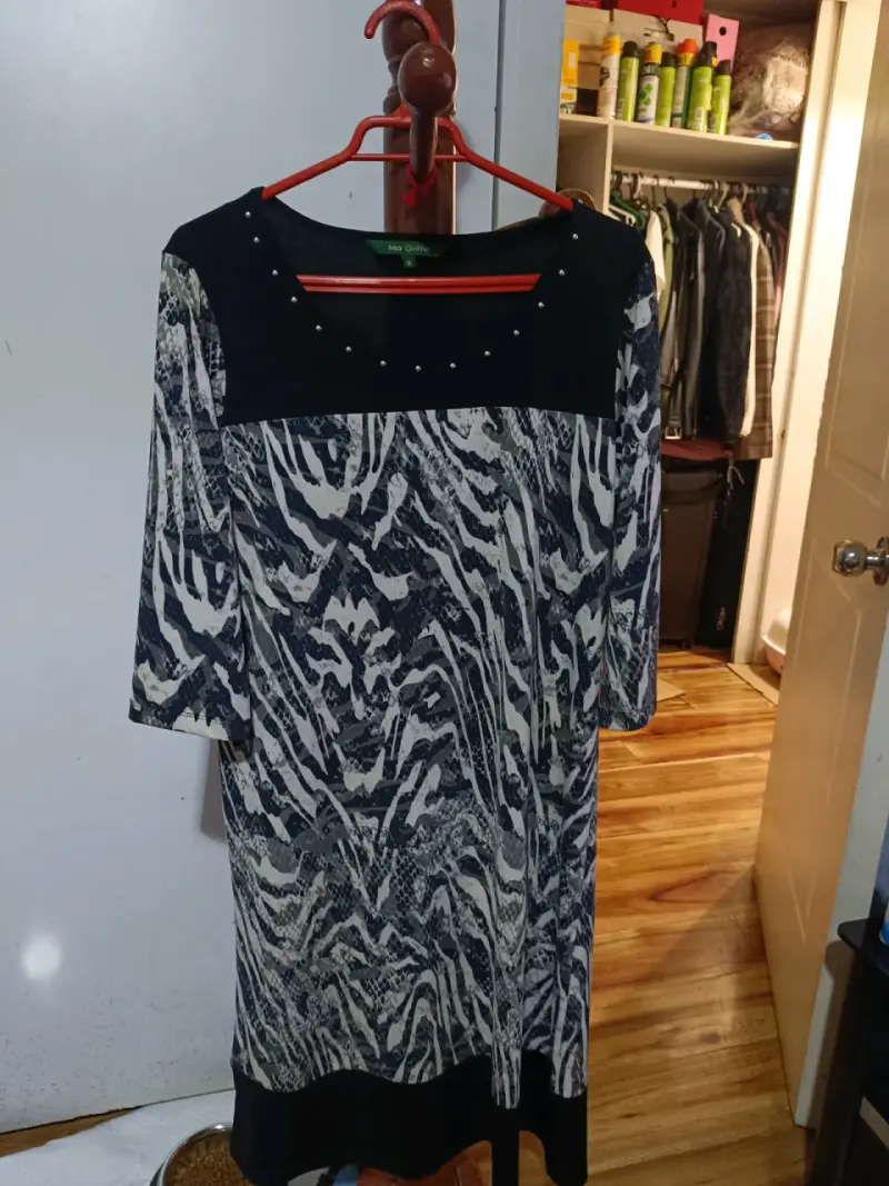 Vestido estampado animal print Ma Griffe - 3