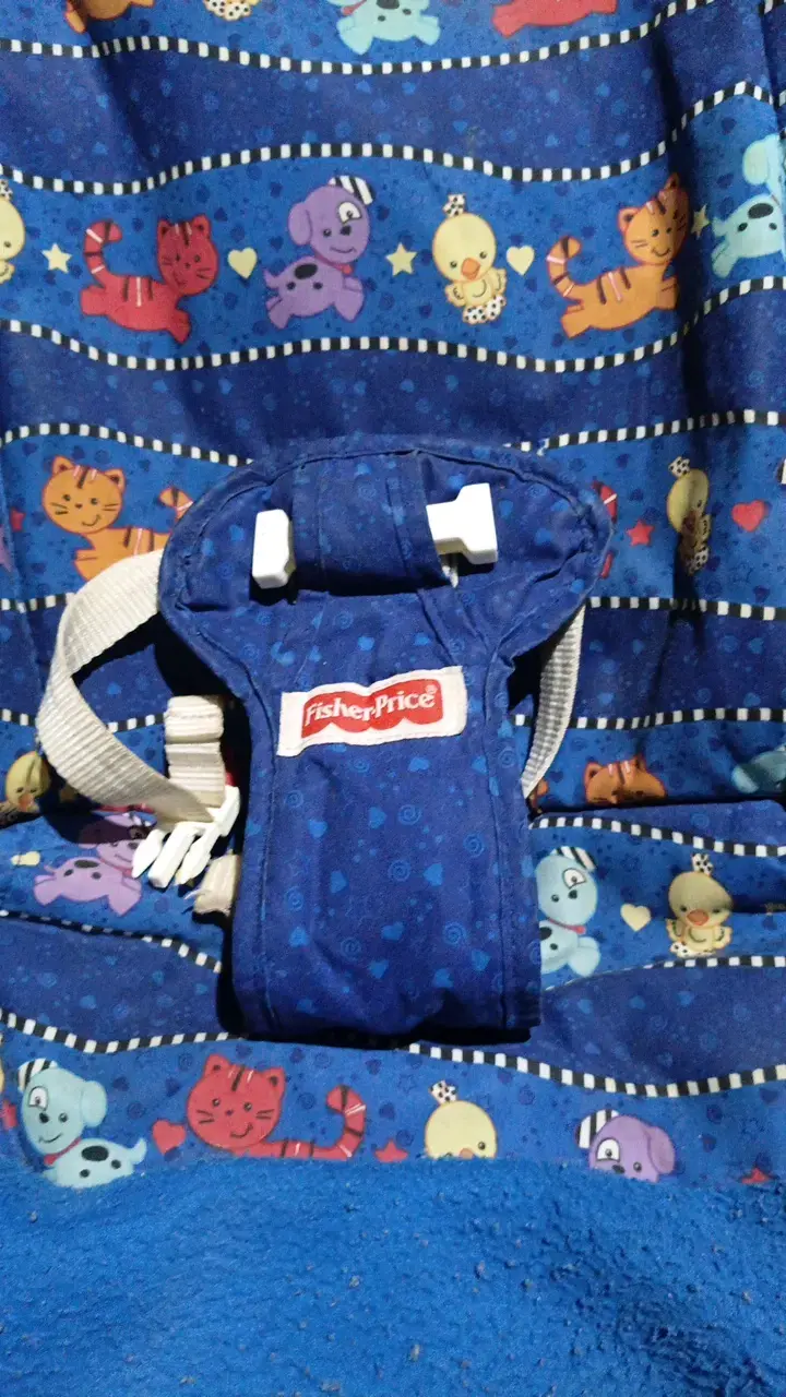 Silla mecedora para bebé Fisher-Price azul - 2