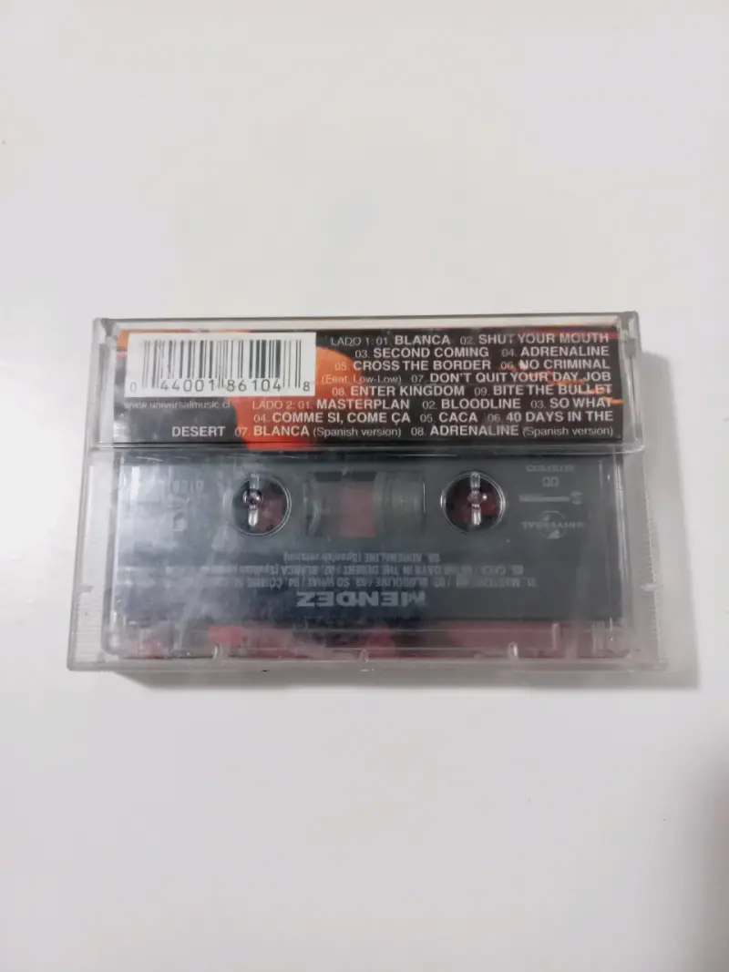 Cassette de música Dj Méndez 2002 - 3