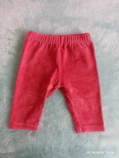Pantalones de bebé rosados Ficcus 3 meses - miniatura 1