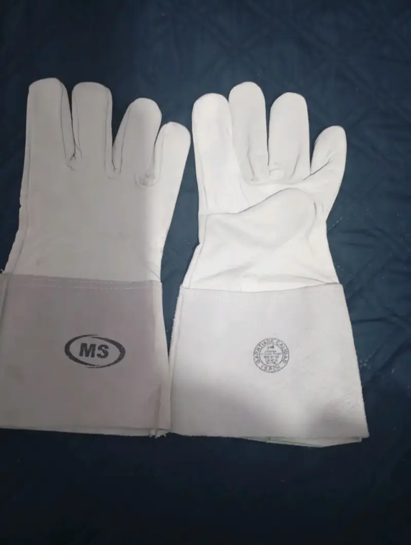 Guantes de cuero para protección industrial