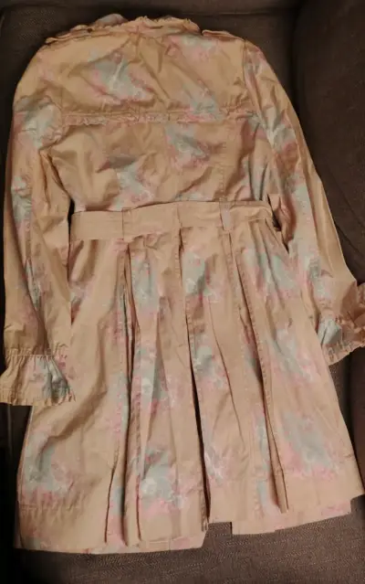 Trench  Tatienne estampado floral - miniatura 3