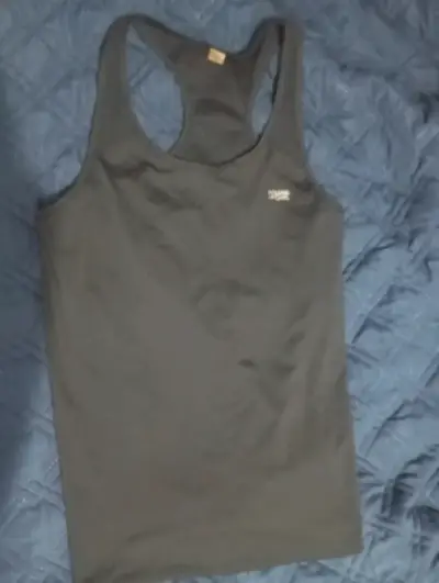 Polera sin mangas negra Polemic Girl - miniatura 1