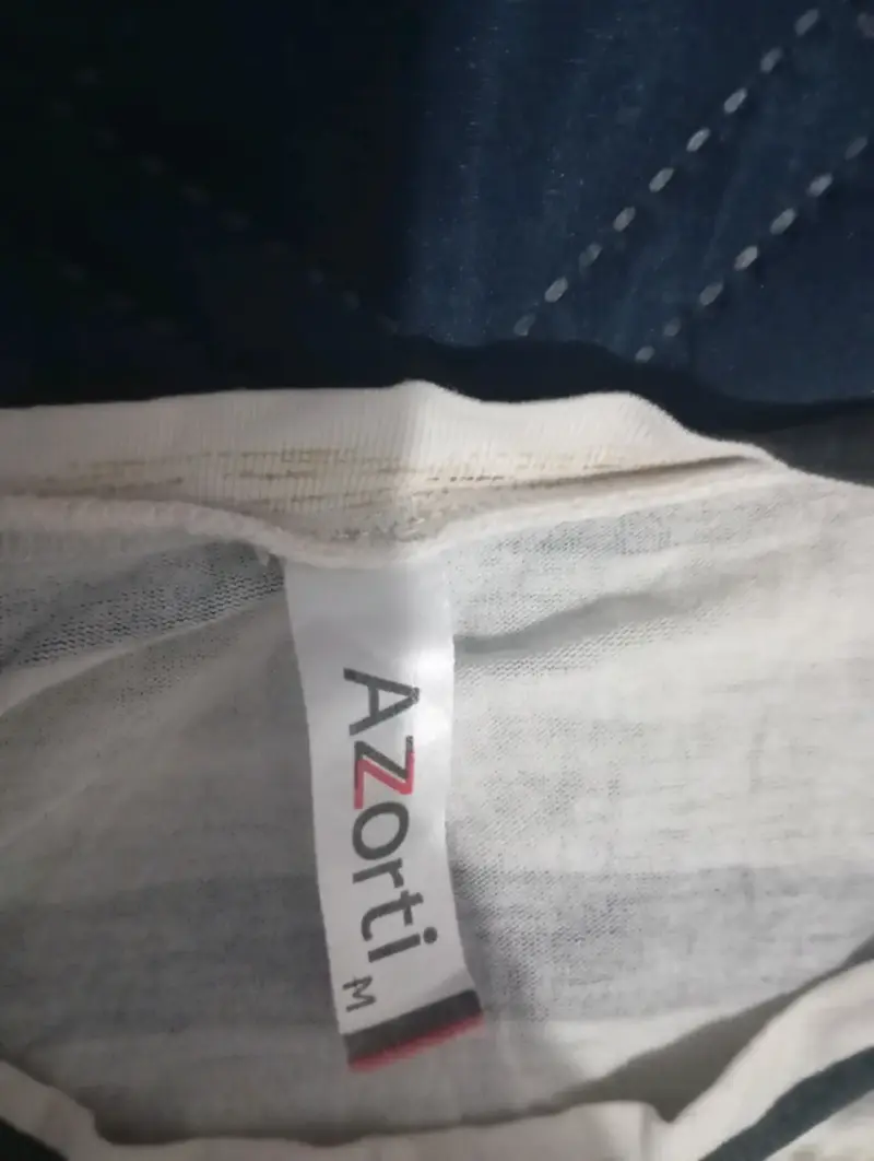 Polera sin mangas a rayas Azorti talla M