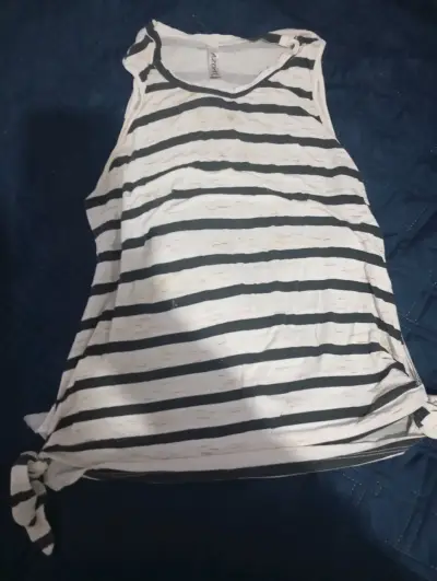 Polera sin mangas a rayas Azorti talla M - miniatura 2