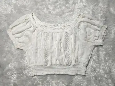 Top veraniego blanco BlueGirl Talla S-M - miniatura 1