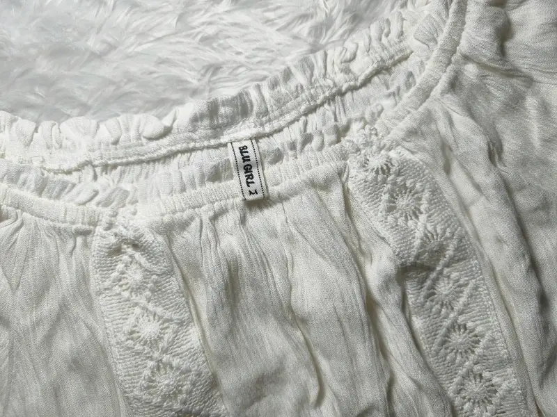 Top veraniego blanco BlueGirl Talla S-M - 2