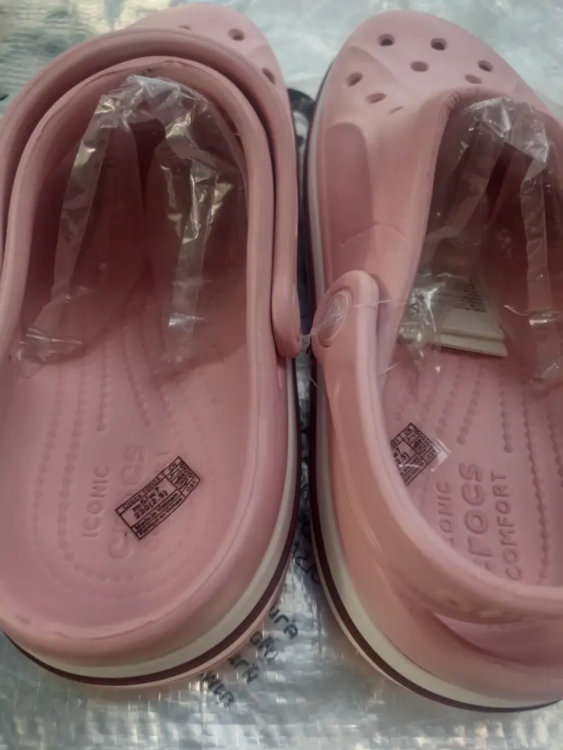Zuecos Crocs Rosados Iconic Comfort - 4