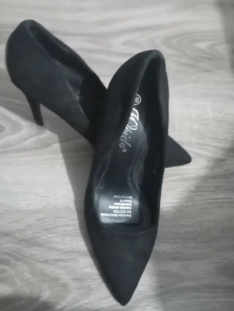 Zapatos de Tacón Negro Elegantes para Mujer