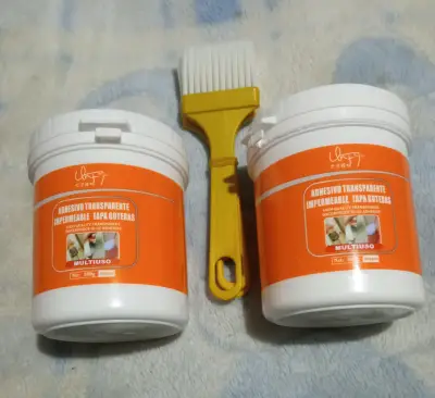 Adhesivo Transparente Impermeable 300g con Brocha - miniatura 2