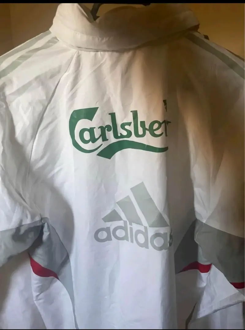 Cortaviento Adidas Liverpool FC Blanco 2007-2008 - 3