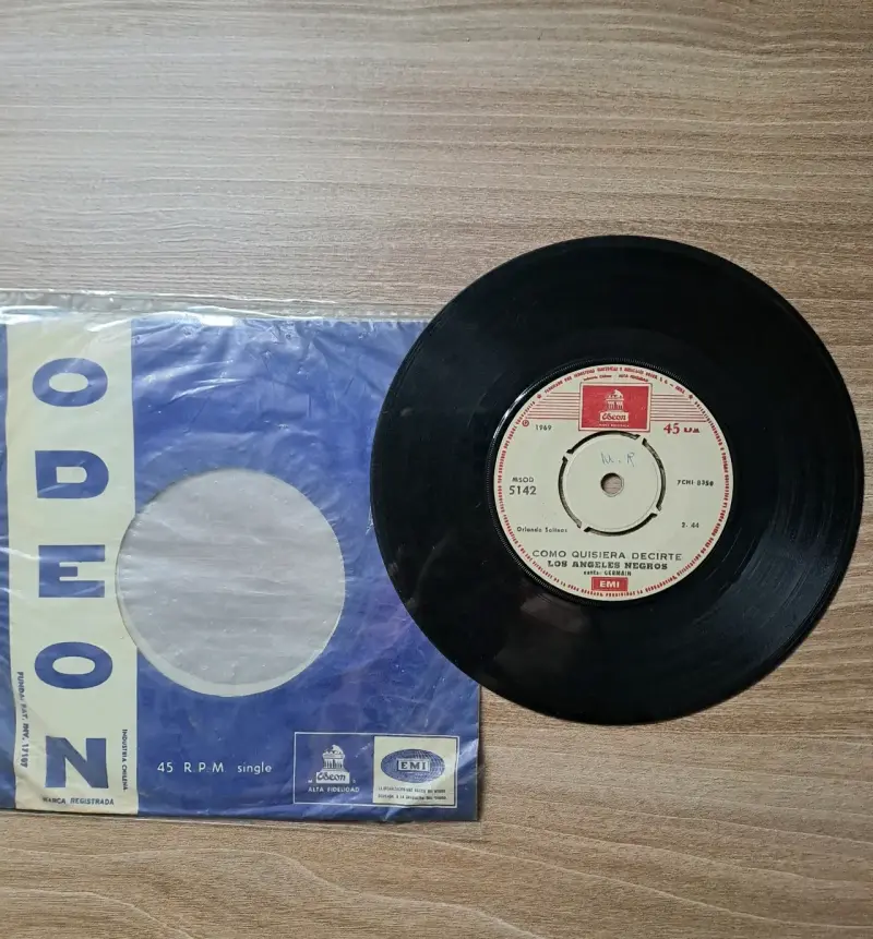 Vinilo 45 RPM Los Ángeles Negros 1969 - 1