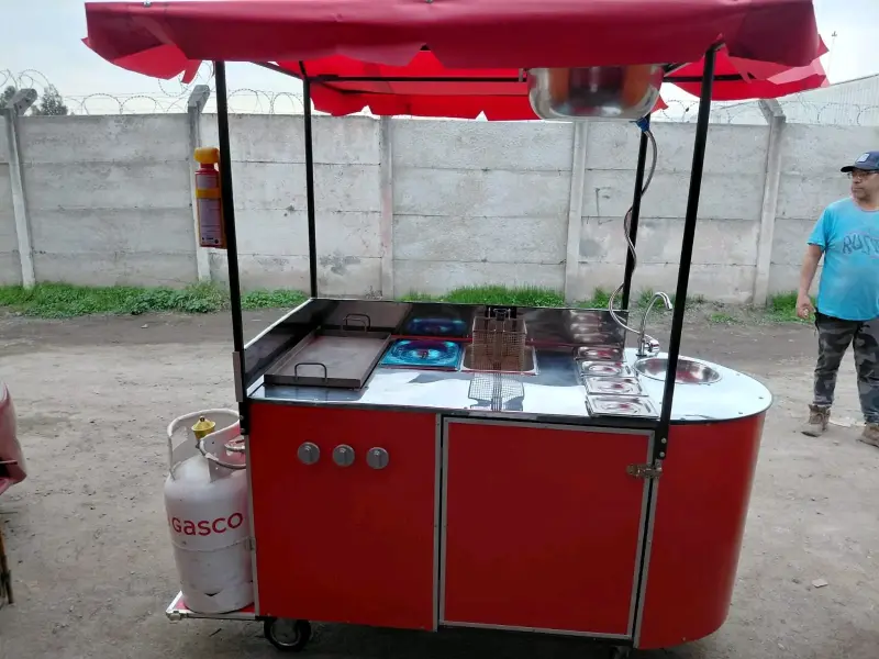 Carro de comida rápida solo 1 uso - 3