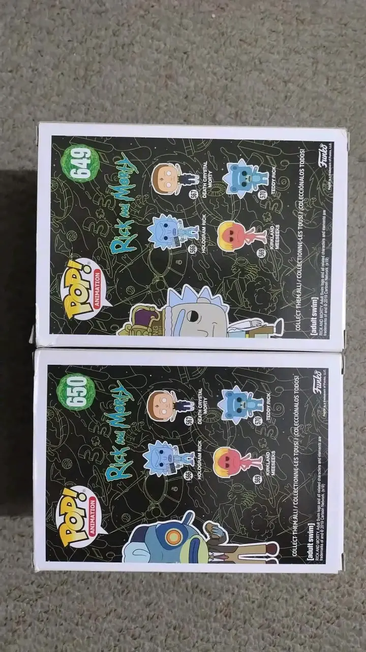Rick&Morty Funko Pop #649 #650 - 3