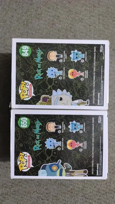 Rick&Morty Funko Pop #649 #650 - miniatura 3