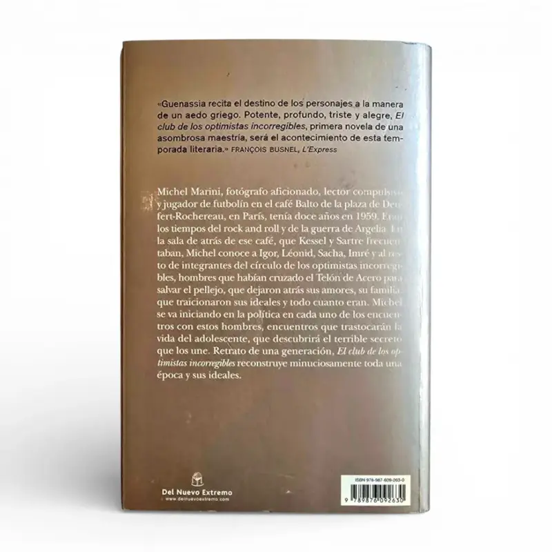 Libro 'El club de los optimistas incorregibles' de Jean-Michel Guenassia - 2