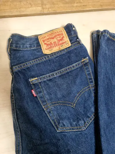 Jeans Levi's 505 Azul Talla W33 L34 - miniatura 1