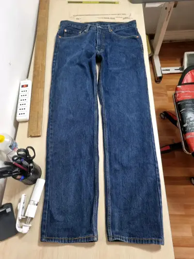 Jeans Levi's 505 Azul Talla W33 L34 - miniatura 3