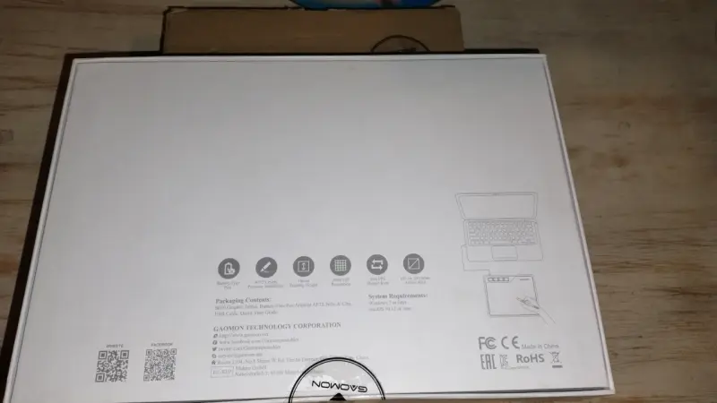 Tableta gráfica Gaomon S620 con accesorios - 6