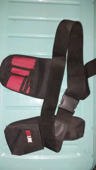 Cinturón porta herramientas Redline negro y rojo - miniatura 2