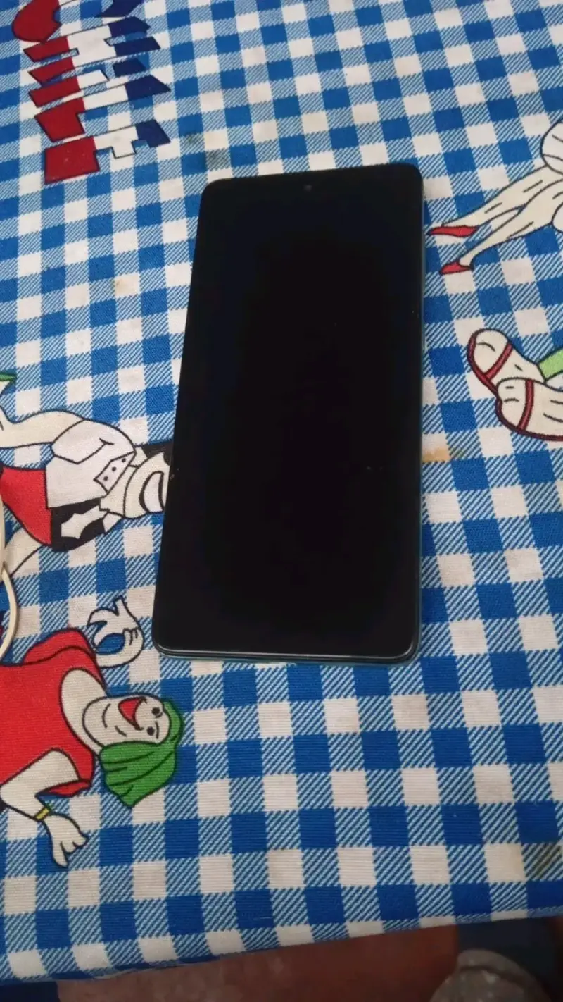 Teléfono PARA REPUESTO azul con cámara triple - 2