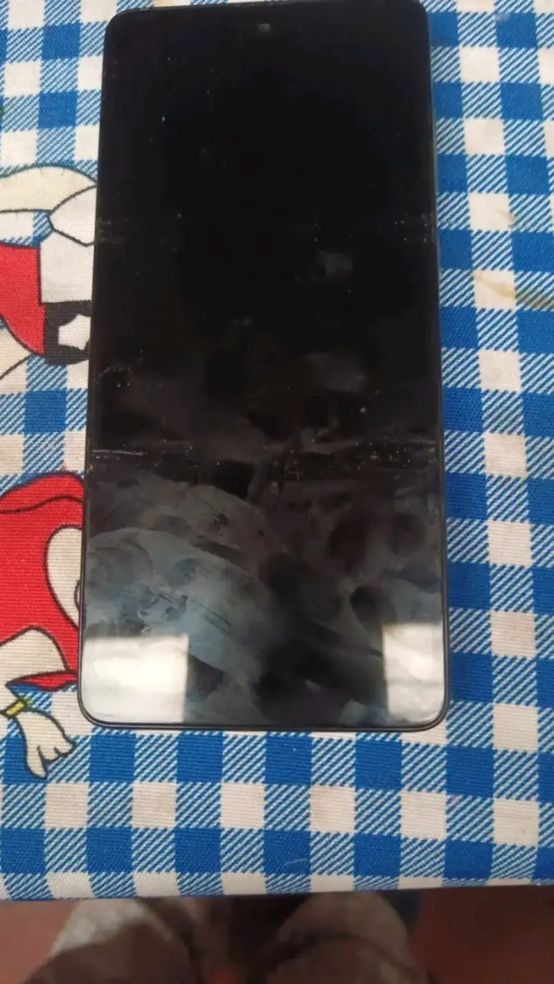 Teléfono PARA REPUESTO azul con cámara triple - 3