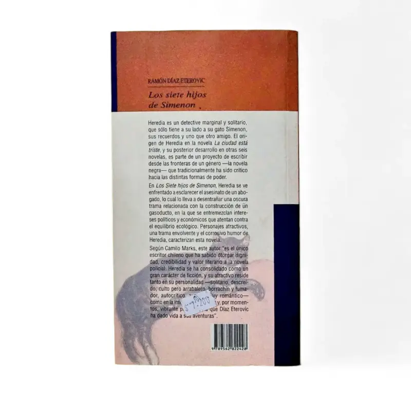 Libro 'Los siete hijos de Simenon' de Ramón Díaz Eterovic - 2