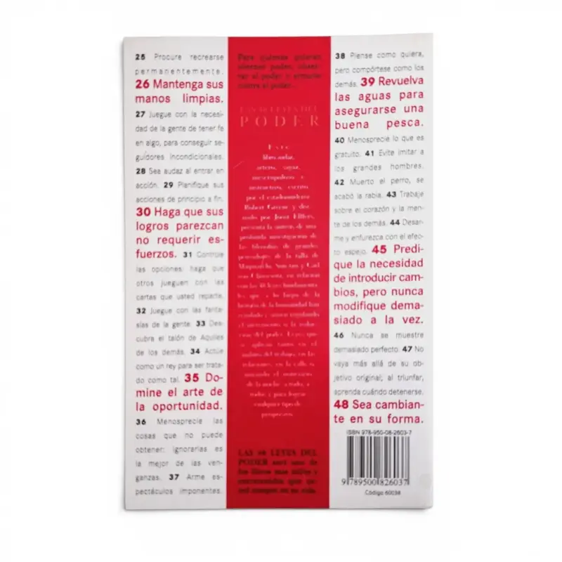 Libro 'Las 48 Leyes del Poder' de Robert Greene - 2