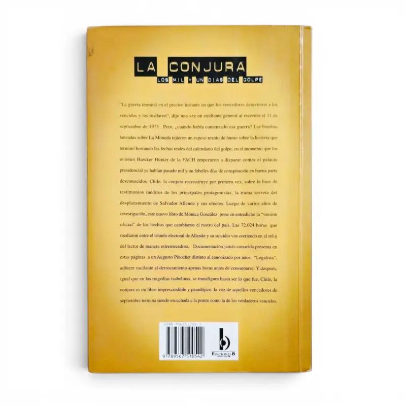 Libro 'La Conjura' de Mónica González - 2