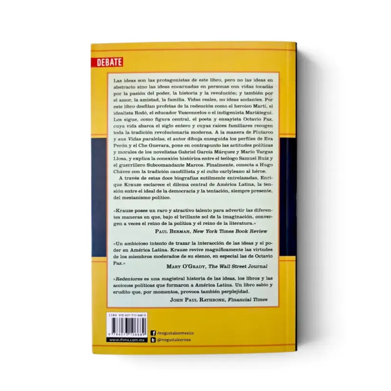 Libro Redentores de Enrique Krauze - 2